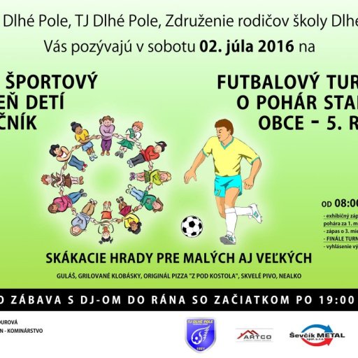 plagát Športový deň